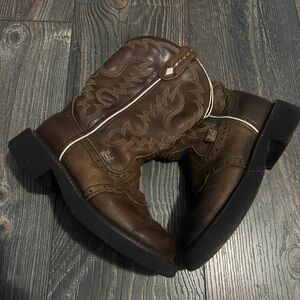 Justin Boots Women's Rich Brown Western Boots